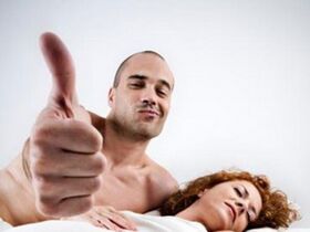 woman with a man who enlarged his penis using home remedies